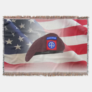 Cobertor 82.a Divisão Aerotransportada Paratrooper Beret