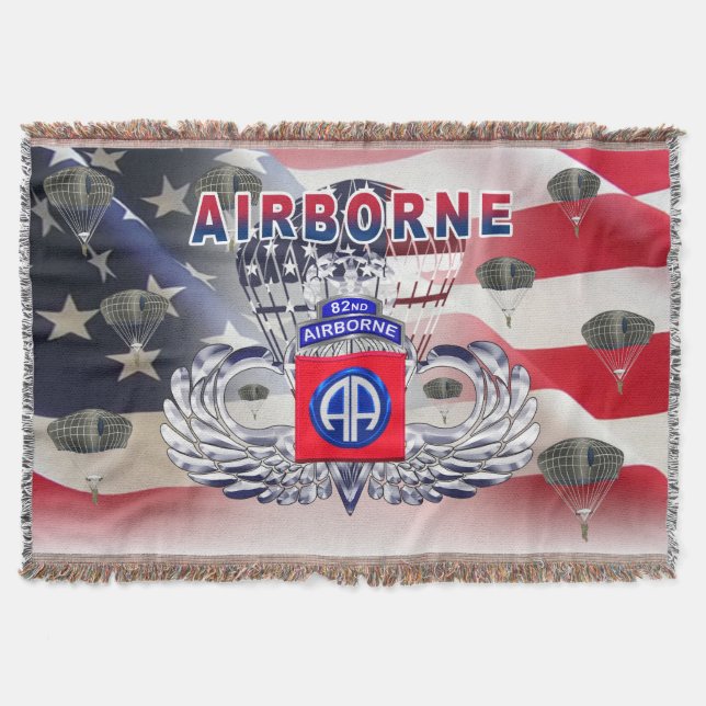 Cobertor 82nd Airborne Division  (Frente)