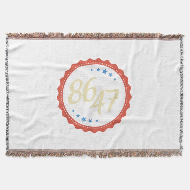 Cobertor 86 47 Anti Trump Engraçado (Frente)