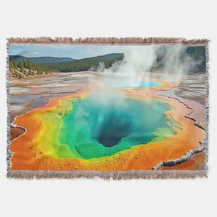 Cobertor A Arte Quente Colorida da Natureza