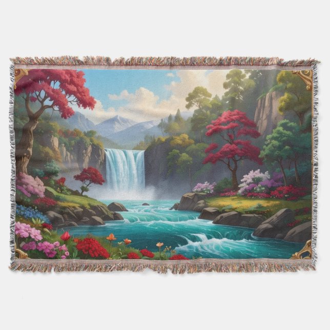 Cobertor A beautifully designed blanket featuring the Dream (Frente)