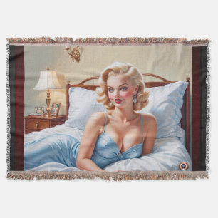 Cobertor A Cama é uma bela Arte de Conceito AI de Xzendor7