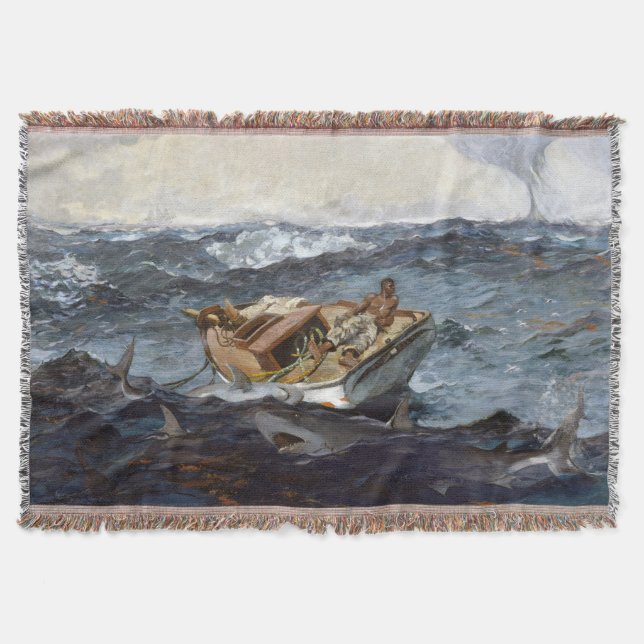 Cobertor A Corrente do Golfo Winslow Homer 1899 (Frente)