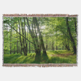 Cobertor A floresta na primavera