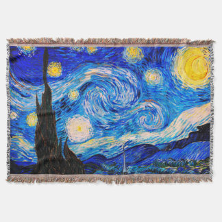 Cobertor A Noite Estrelada de Vincent Van Gogh