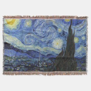 Cobertor A Noite Estrelada por Vincent Van Gogh