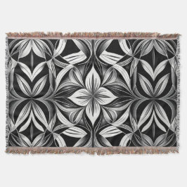 Cobertor A unidade de preto e branco