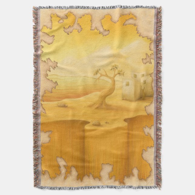 Cobertor "A Vanguarda do Mundo", Adventure Motif Painting (Frente Vertical)