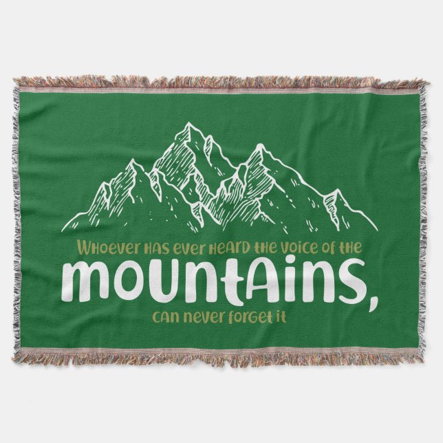 Cobertor A Voz das Montanhas (Frente)