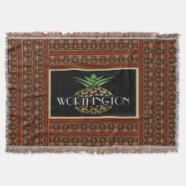 Cobertor Abacaxi Elegante Personalizado