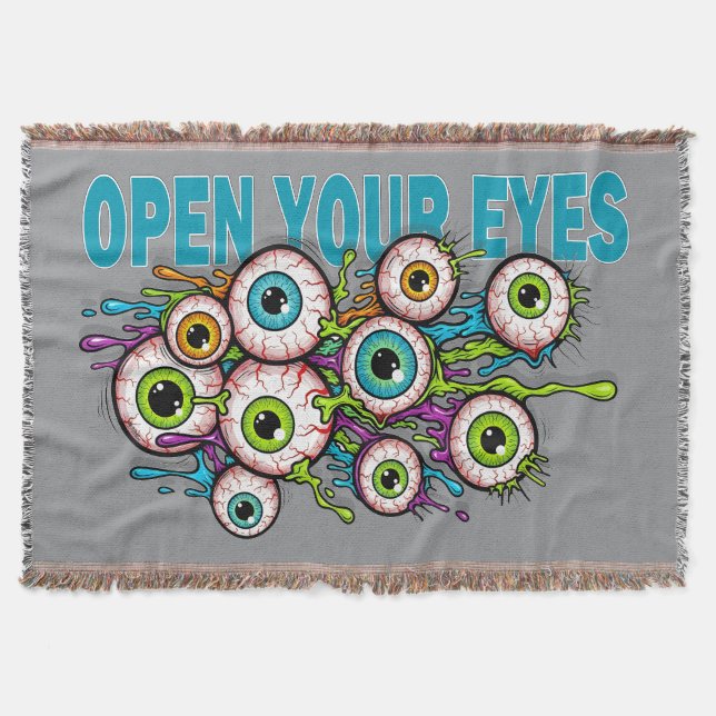 Cobertor Abra os seus olhos (Frente)