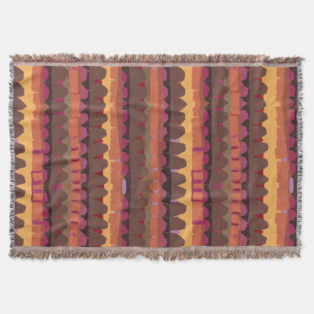 Cobertor Abstract pattern seamless botanical 4 (Frente)