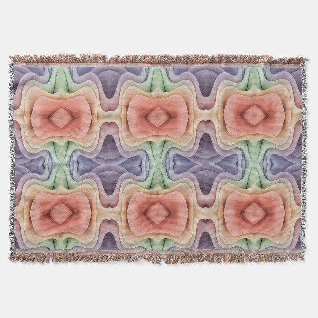 Cobertor Abstrato Contemporâneo (Frente)