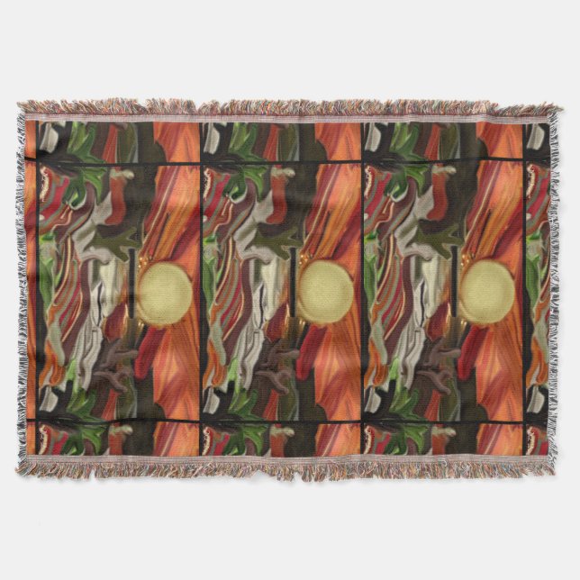 Cobertor Abstrato de Arte do Sudoeste do Céu (Frente)