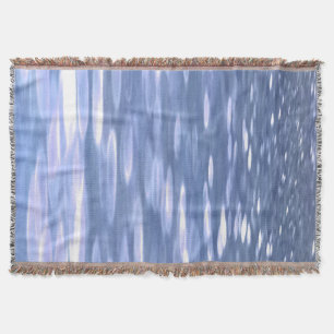 Cobertor Abstrato nº 3: Shimmer azul em pó