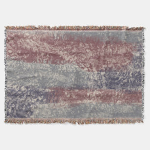 Cobertor Abstrato Suave Cinza Beige Dusty Rosa e Roxo