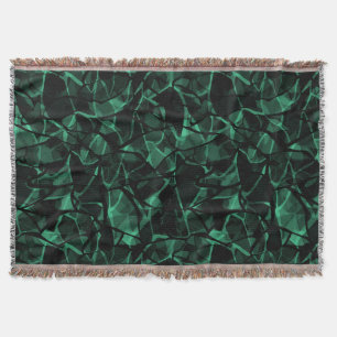 Cobertor abstrato verde