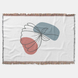 Cobertor Abstrato Wall Art minimalista