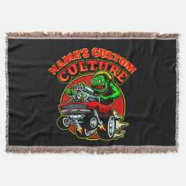 Cobertor Adicionar NOME à Cultura Personalizada Carro de Mú