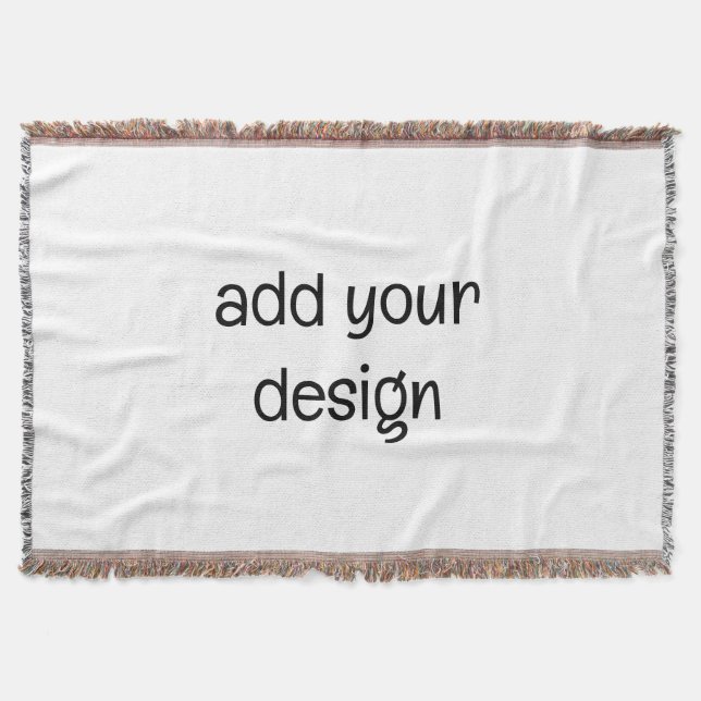 Cobertor adicionar seu design (Frente)