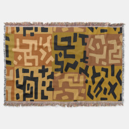 Cobertor African Tribal BaKuba