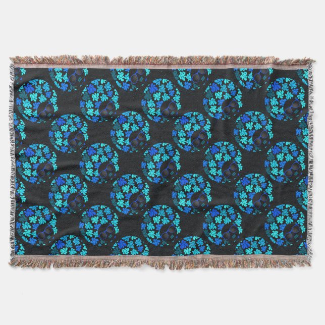 Cobertor Afro Diva Azul  (Frente)
