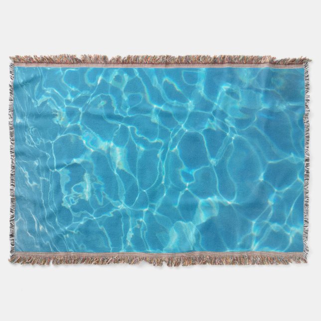 Cobertor Água de Piscina Azul Céu Cristalino (Frente)