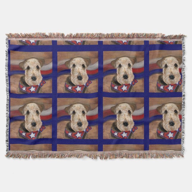 COBERTOR AIREDALE TERRIER (Frente)