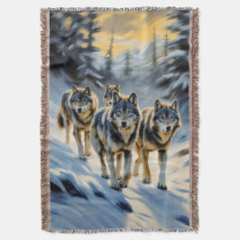 Cobertor Alaska Landscape Wilf Pack Cena de inverno