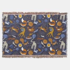 Cobertor Alfombra de la colección Animals Outer Space