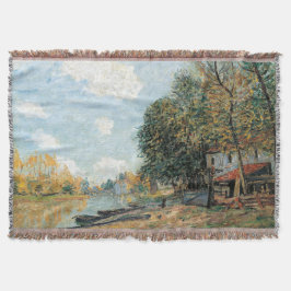 Cobertor Alfred Sisley Moret: As margens do rio Loing