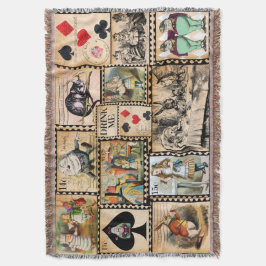 Cobertor Alice In Wonderland Throw