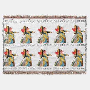 Cobertor Alice no País das Maravilhas Rainha dos Corações