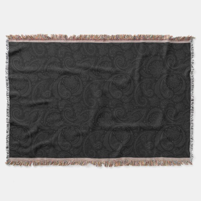 Cobertor Almofada de assento de leggings com padrão paisley (Frente)