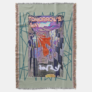 Cobertor Amanhã é o caminho de hoje: Arte do futuro