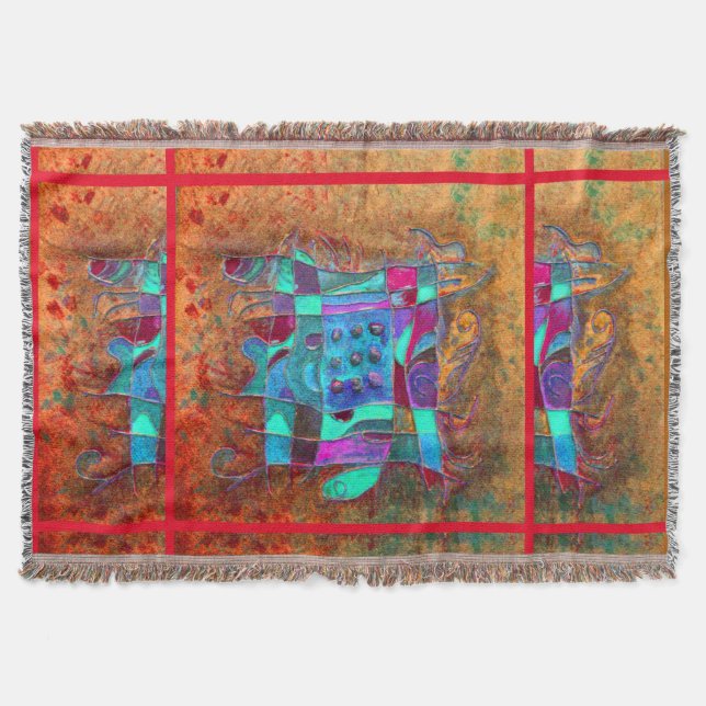 Cobertor "Amber Abertura" por Paul Buică Throw Blanket (Frente)