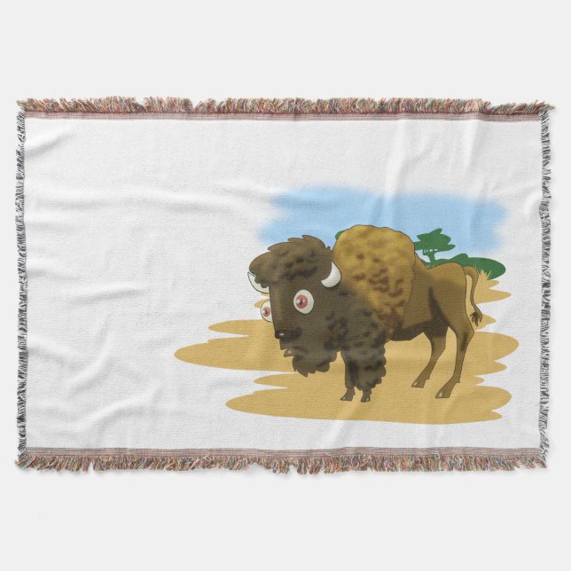 Cobertor American Bison Throw Blanket (Frente)