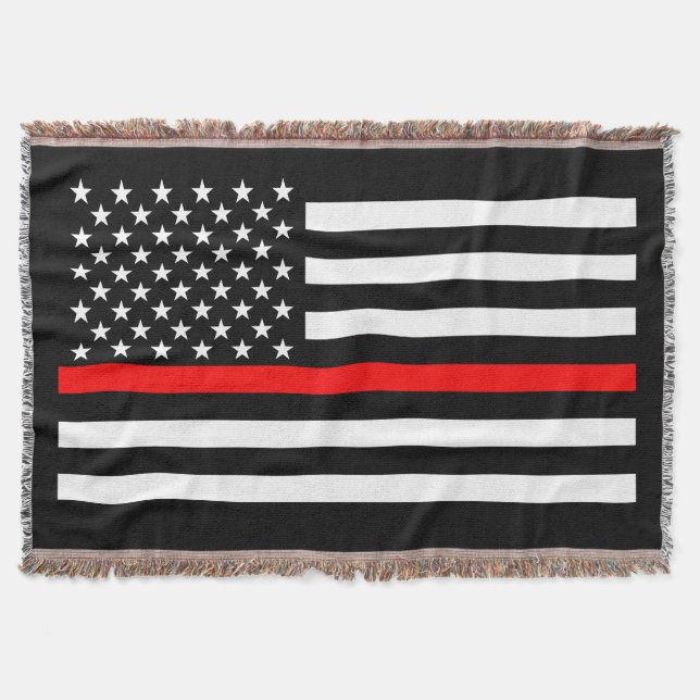 Cobertor American Thin Red Line Graphic (Frente)