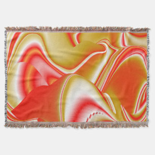 Cobertor Amor e Abstrato 3D Rainbowart Dourado