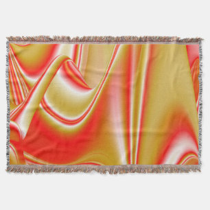 Cobertor Amor e Abstrato 3D Rainbowart Dourado