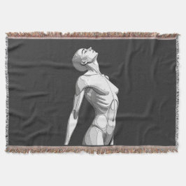 Cobertor Android Anatomy - Premium Cozy Fleece Blanket