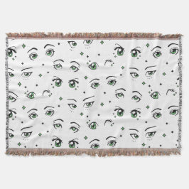 COBERTOR ANIME EYE PATTERE DESIGN