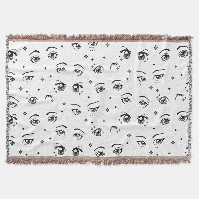 COBERTOR ANIME EYE PATTERE DESIGN (Frente)