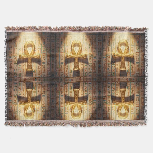 Cobertor Ankh Symbol Bedeutung – Schlüssel des Lebens´1 (Frente)