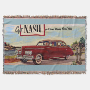 Cobertor Anúncio 1941 do automóvel de Nash