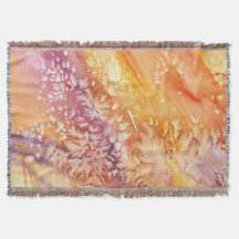 APRICOT SORBET Abstrato Watercolor