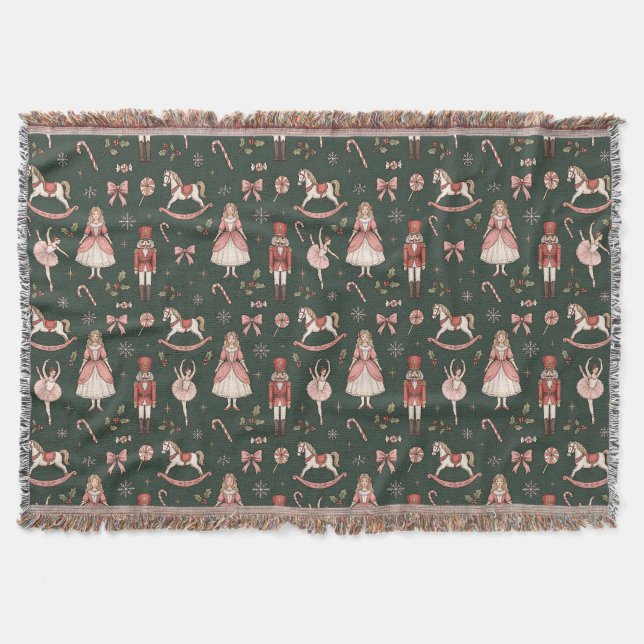 Cobertor Aquebrador de Nozes  Ballet Elegante de Natal (Frente)