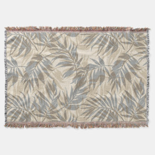 Cobertor Areca Palms Vintage Tropical Havaiana