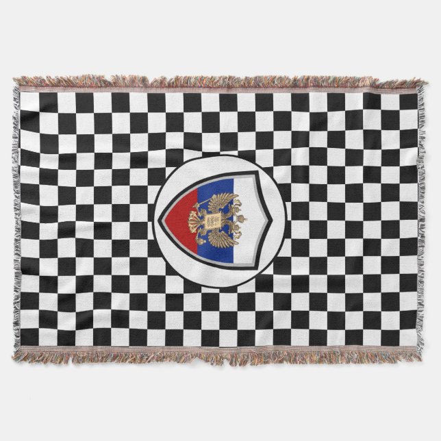Cobertor Armas de casaco de bandeira russa (Frente)