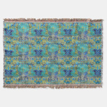 Art Nouveau William Morris 1960, 1970, Retro de hu